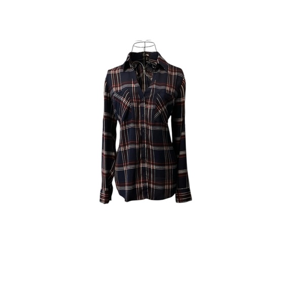 Express Red White & Blue 🇺🇸 Button Down Shirt - Picture 4 of 6